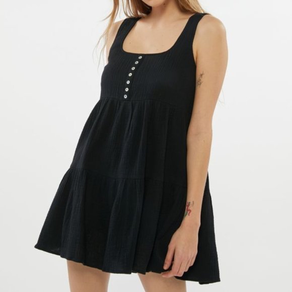 Urban Outfitters Gauze Mini Frock Dress - Picture 1 of 4